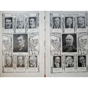   1905 Liberal Cabinet Men Burns Bruce Grey Morley Elgin