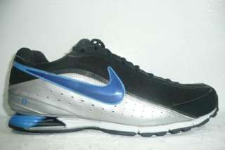 Nike + Shox Arraw Mens Size 11 Running Shoes Blue Black Turbo  