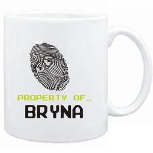  Mug White  Property of _ Bryna   Fingerprint  Female 