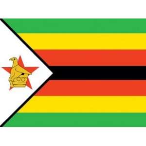  Zimbabwe Flag 3ft x 5ft Polyester Patio, Lawn & Garden