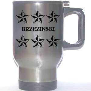  Personal Name Gift   BRZEZINSKI Stainless Steel Mug 