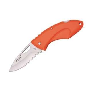  Buck Knives 433ORX Part Serrated Juno Knife with Orange 