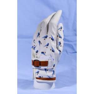  Printed Bluebird buckled glove