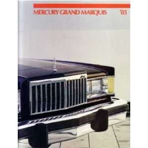  1985 MERCURY GRAND MARQUIS Sales Brochure Book Automotive