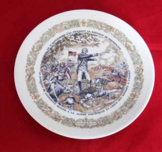 arceau Limoges Porcelain Plate Lafayette @ Brandywine  
