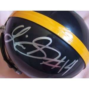  Limas Sweed autographed Steelers mini helmet Sports 