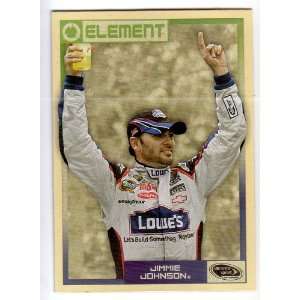   JOHNSON 2010 Press Pass Element #4 NASCAR Racing Card 