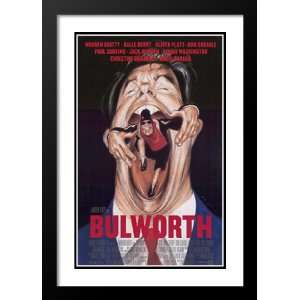  Bulworth 32x45 Framed and Double Matted Movie Poster 