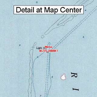  USGS Topographic Quadrangle Map   Mims, Florida (Folded 