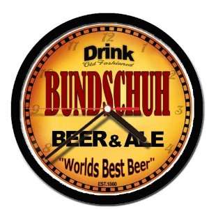  BUNDSCHUH beer and ale cerveza wall clock 