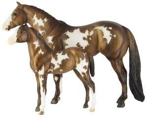 Breyer Horses 2012 Overo Pinto Mare and Foal #1446 NIB  