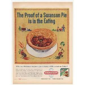  1958 Swanson Beef Pie Proof is in Eating Print Ad
