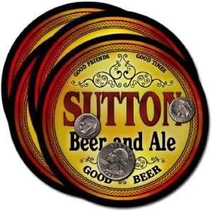  Sutton, KS Beer & Ale Coasters   4pk 