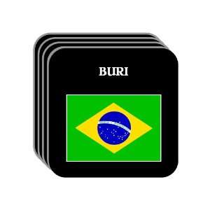  Brazil   BURI Set of 4 Mini Mousepad Coasters 