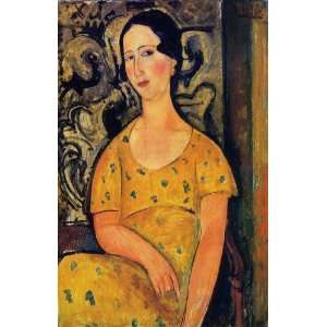   Woman in a Yellow Dress (Madame Modot) Amedeo Mod