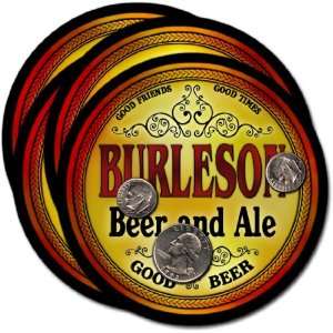  Burleson, TX Beer & Ale Coasters   4pk 