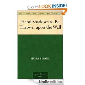   to Be Thrown upon the Wall Henry Bursill  Kindle Store