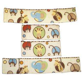 Zoo Zoo 5 Piece Reversible Baby Crib Bedding Set by Too Good by Jenny 