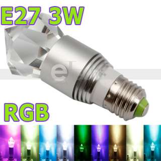   265V 80LM 16 Color Changing LED Flash Remote Control Light Bulb  