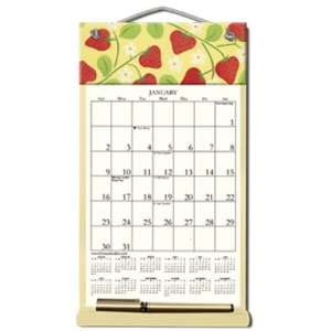 Kims Calendars Wooden Refillable Wall Calendar Holder with attached 