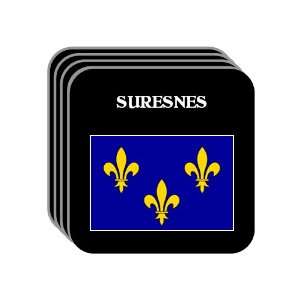  Ile de France   SURESNES Set of 4 Mini Mousepad Coasters 
