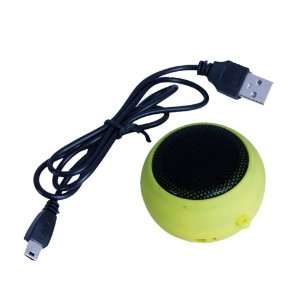  Yellow green Hamburger Mini Speaker Electronics