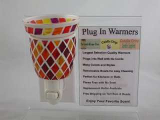 Sunrise Mosaic Plug In Tart Warmer & Bowl 87194  
