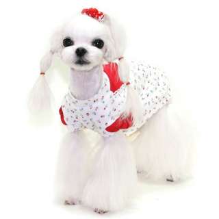 SHIRT LOVELY dog clothes pet puff sleeve PUPPY ZZANG  