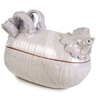 chicken cooker roaster handmade stoneware pottery buy new $ 94 99 only 