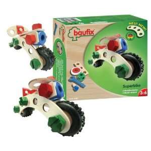  Baufix Superbike Constructor Kit 37 wooden pieces Toys 