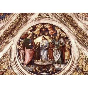  Acrylic Fridge Magnet Perugino Pietro Christ between the 