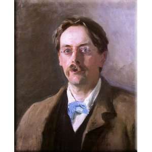 Sir Edmund Gosse 13x16 Streched Canvas Art by Sargent, John Singer 