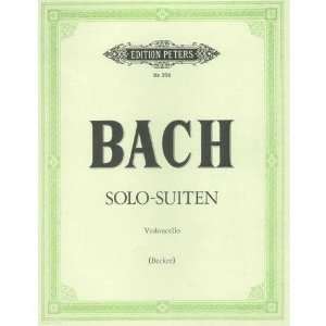  Bach, JS   6 Suites BWV 1007 1012 for Cello   Arranged by 