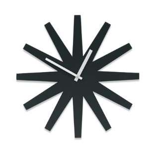  Black Starburst Clock