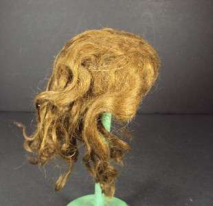   French size 10 11 Mohair Wig Jumeau Steiner Bru Bebe Doll  