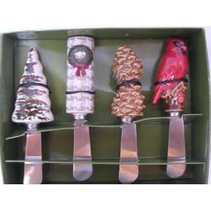  Christmas Spreaders Home Decor Porcelain Knives 