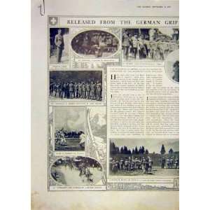   German Switzerland Montana Murren Football Print 1917