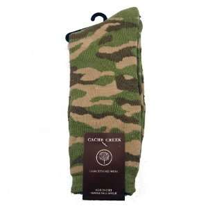  Mens Camouflage Style Mid calf Socks 6 Pair Pack Sports 