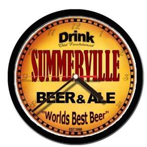  SUMMERVILLE beer and ale cerveza wall clock Everything 
