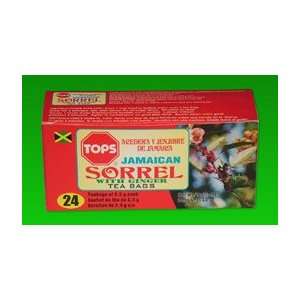 TOPS Sorrel With Ginger Tea (24 Bags)  Grocery & Gourmet 