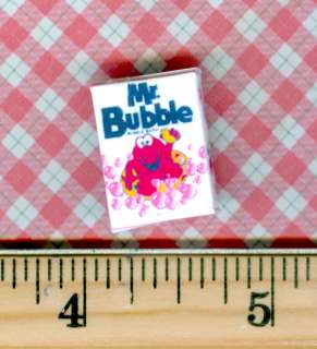 Dollhouse Size Mr. Bubble Box  