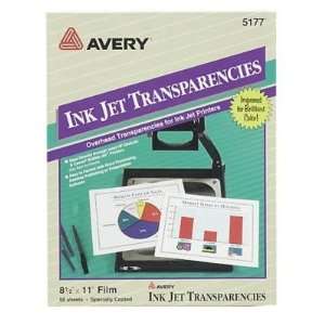  AVE5177   Ink Jet Transparency Film for Color/Monochrome 