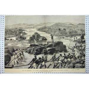  Nile Expedition Steamer Nassif Kheir Soldiers War 1884 