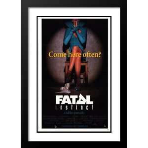 Fatal Instinct 20x26 Framed and Double Matted Movie Poster   Style C 