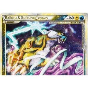  Pokemon   Raikou and Suicune LEGEND (Top) (92)   HS 