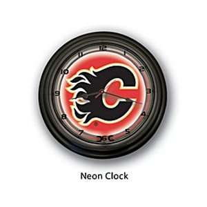  Calgary Flames Neon Clock 18