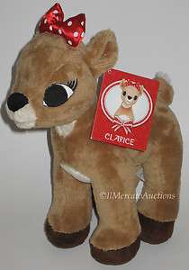  Plush MINI CLARICE Build A Bear Reindeer 2007 Employee Gift Stuffed 