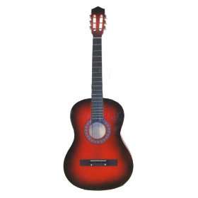  38 Inch Acoustic Guitar   Redburst