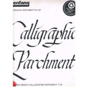  Calligraphic Parchment (11 X 14  White) 