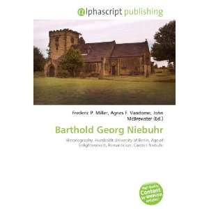  Barthold Georg Niebuhr (9786133890817) Books